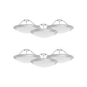 D0490  Lowa 30cm Non-Electric Diffuser (Pack of 6) Polished Chrome
